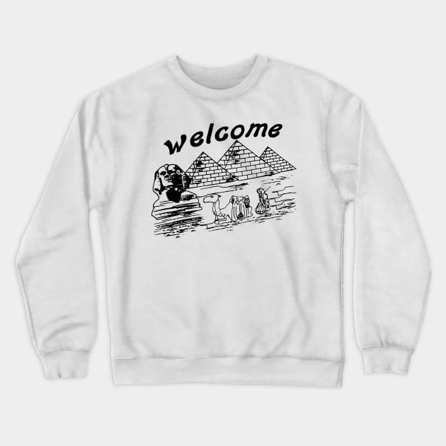 WELCOME Crewneck Sweatshirt by TheCosmicTradingPost
